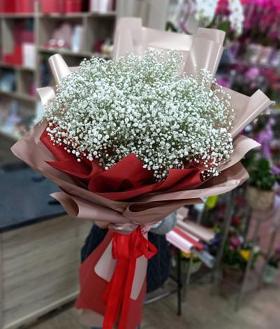 Букет цветов из: Гипсофила в Солнечном Курской области