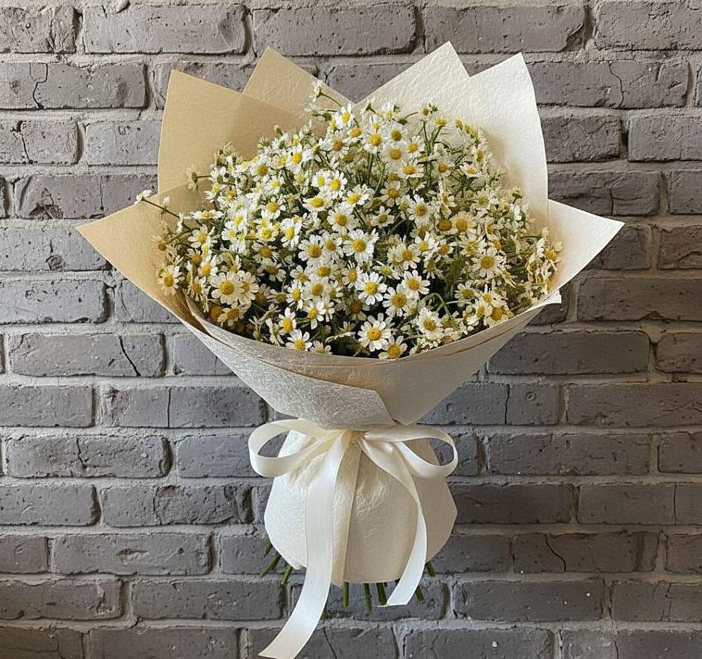 Букет цветов из: Ромашки в Солнечном Курской области