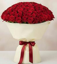 Букет 101 Красная роза Милано в Солнечном Курской области