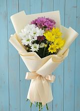 Букет цветов из:  Хризантемы в Солнечном Курской области