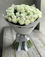 Букет 35 Белых роз в Солнечном Курской области