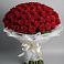 Букет 101 Красная роза Блэк Мэджик в Солнечном Курской области