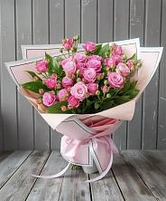 Букет Розовый кустик в Солнечном Курской области