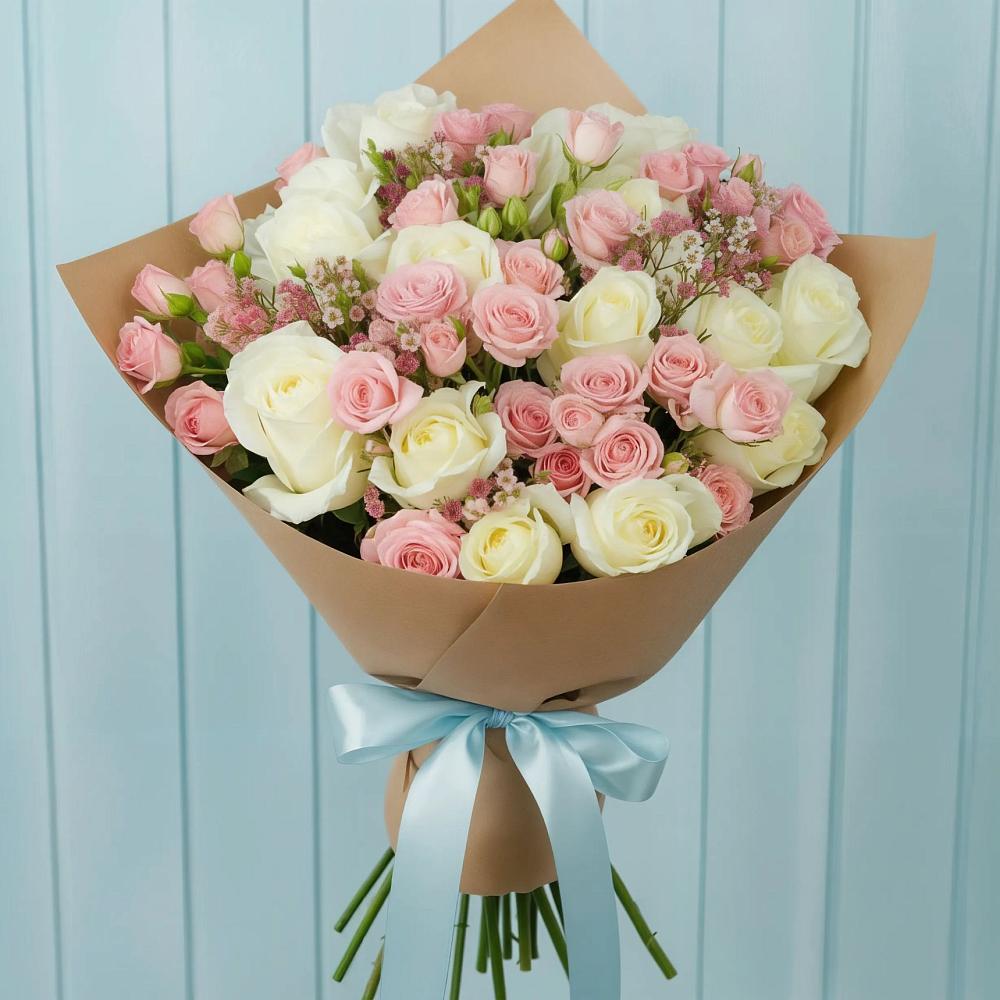 Букет цветов из: Розы в Солнечном Курской области