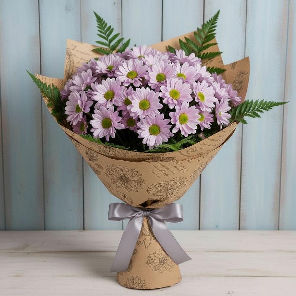 Букет цветов из: Хризантемы в Солнечном Курской области