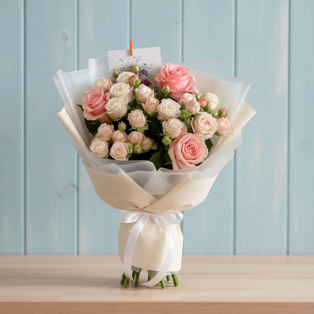 Букет цветов из: Розы в Солнечном Курской области