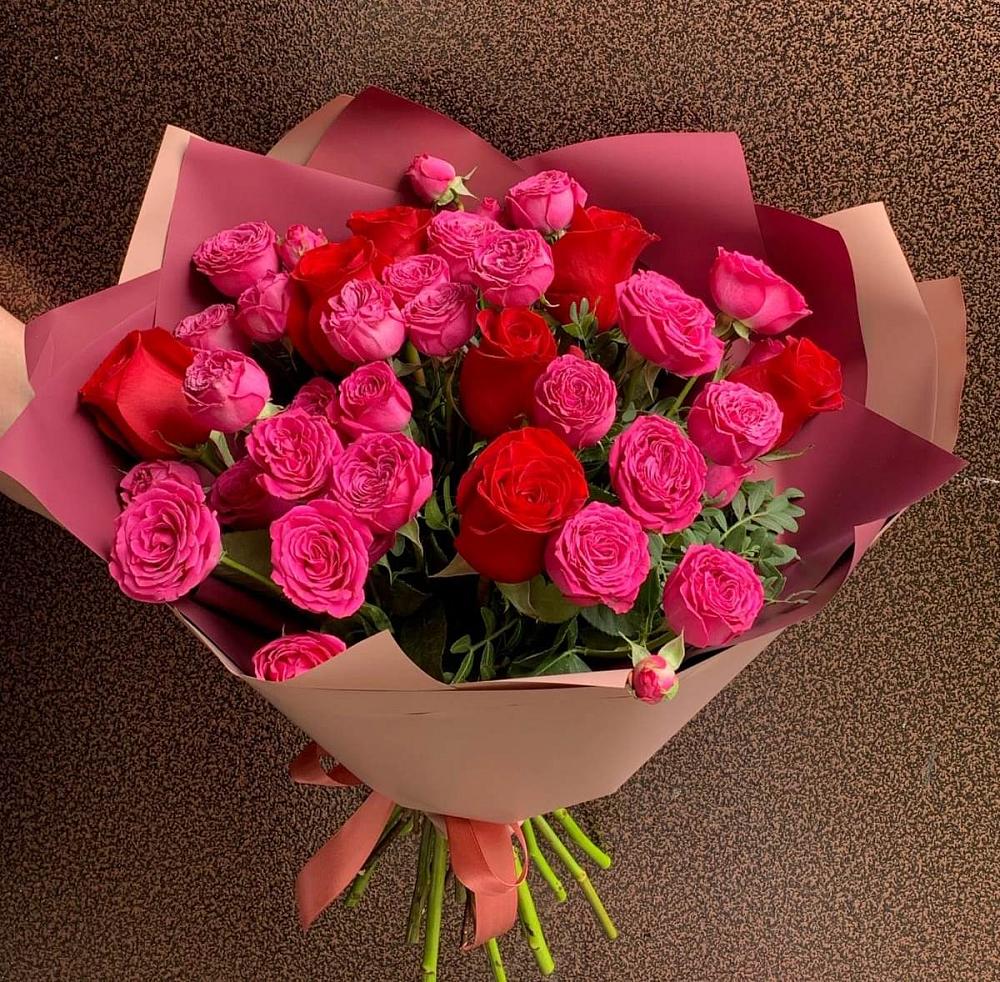 Букет В объятьях нежности в Солнечном Курской области