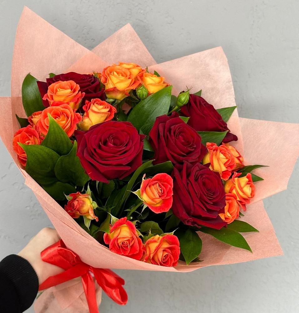 Букет Любовь и восторг в Солнечном Курской области