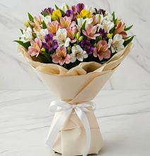 Букет цветов из:  Альстромерии #REPLACE_PRED# Солнечном Курской области