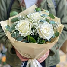 Букет Нежные грёзы в Солнечном Курской области Букет цветов из: Розы в Солнечном Курской области
