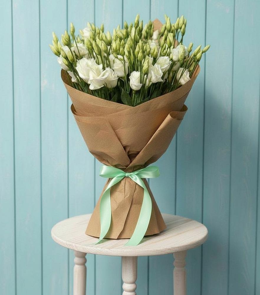 Букет цветов из: Лизиантусы в Солнечном Курской области