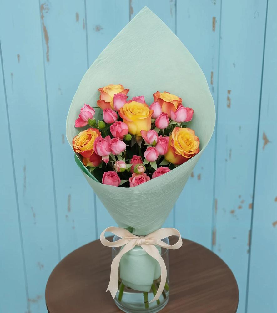 Букет цветов из: Розы в Солнечном Курской области