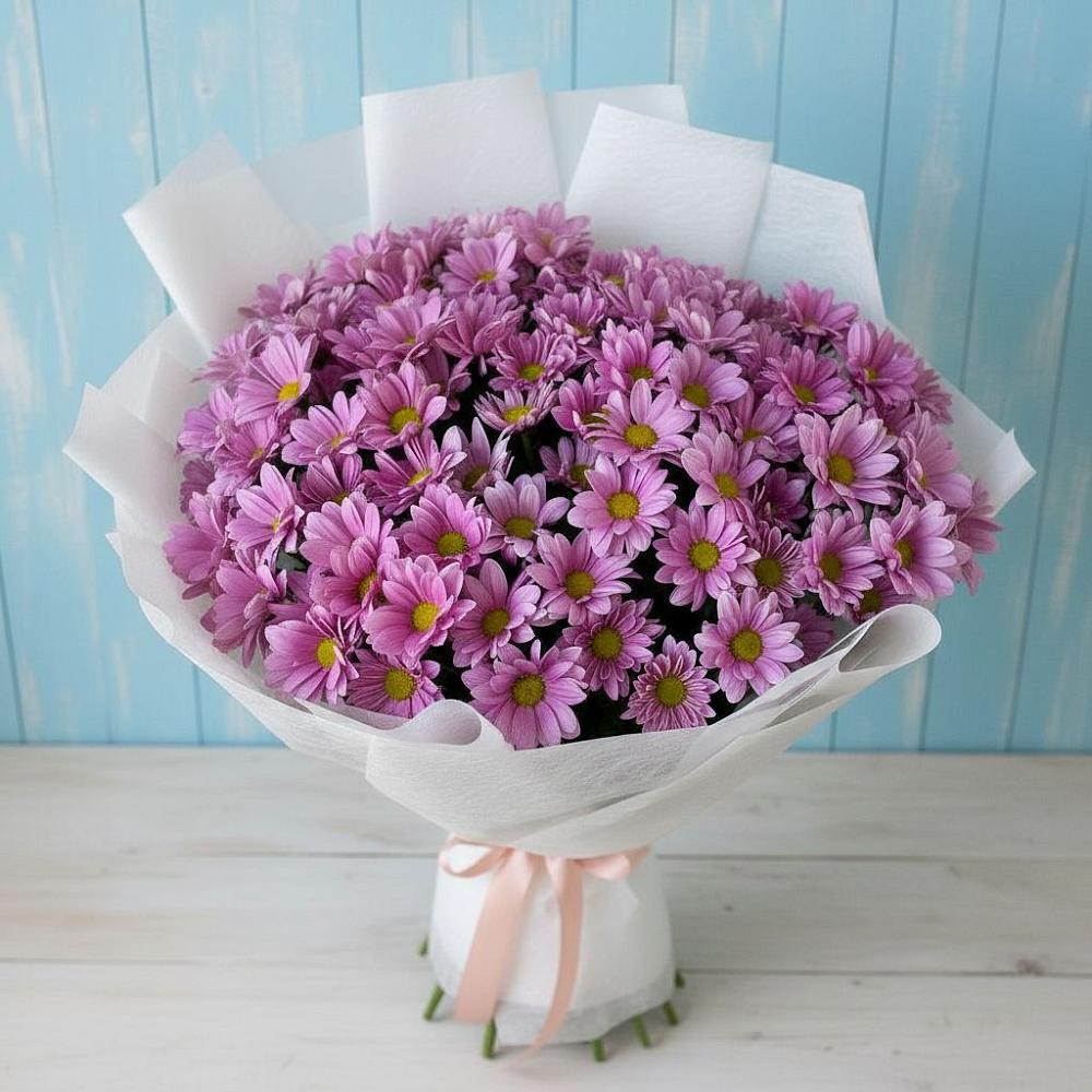 Букет цветов из: Хризантемы в Солнечном Курской области