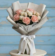 Букет цветов из:  Розы в Солнечном Курской области