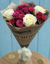 Букет цветов из:  Розы #REPLACE_PRED# Солнечном Курской области