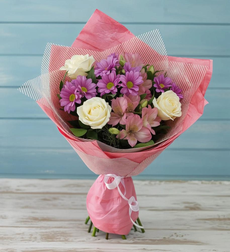 Букет цветов из: Герберы в Солнечном Курской области