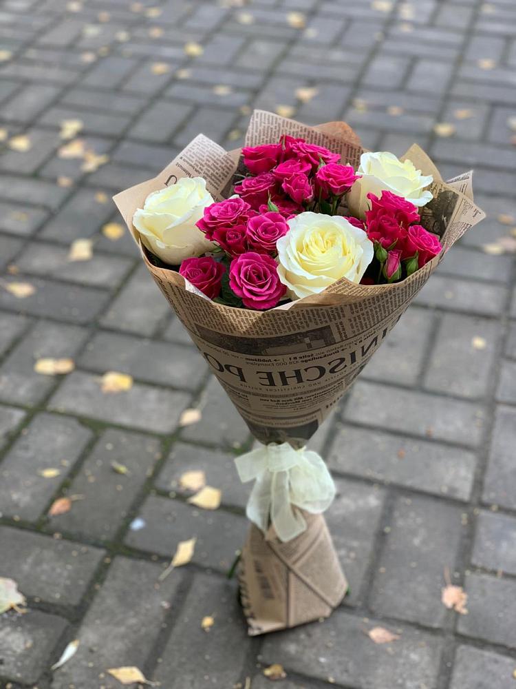 Букет цветов из: Розы в Солнечном Курской области