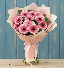Букет цветов из:  Герберы в Солнечном Курской области